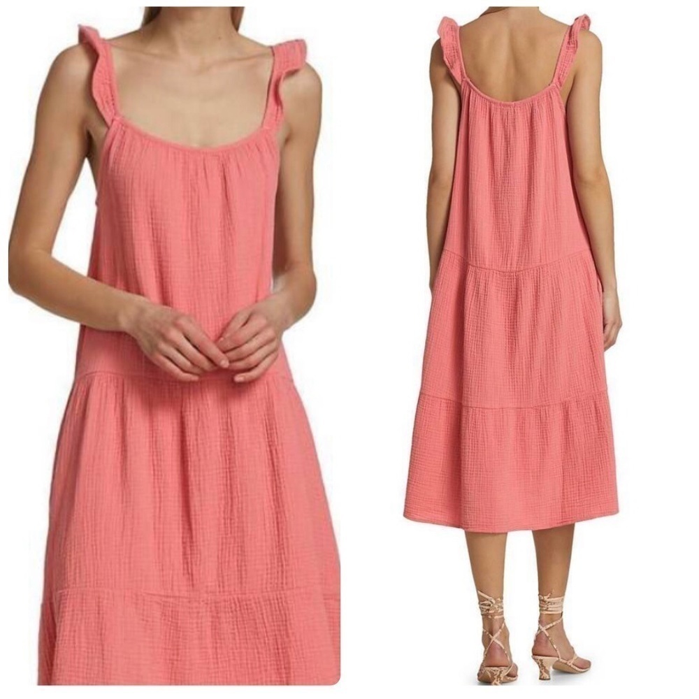 Rails Pink Capri Midi Dress